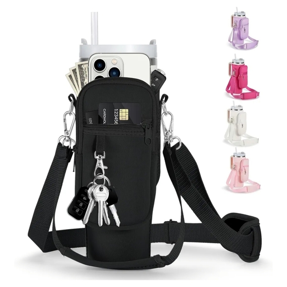 Stanley Carry Bag with Phone Pocket Cup 40/30oz Water Bottle Holder New - Picture 1 of 9